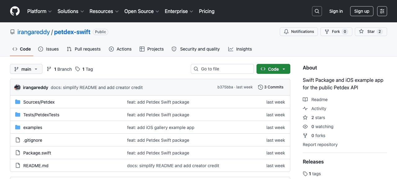 petdex-swift screenshot